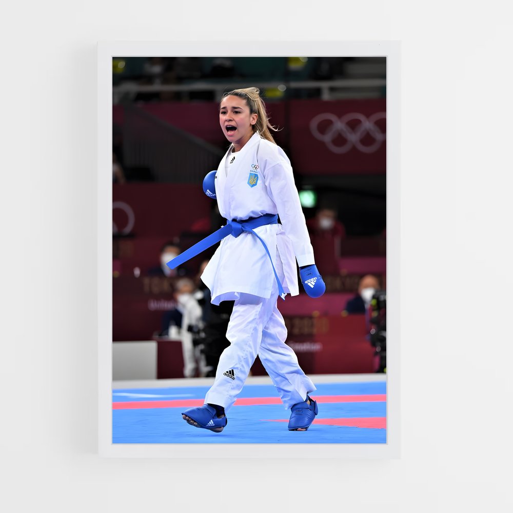 Poster Olympics karate – affiche Karaté (vue 3)